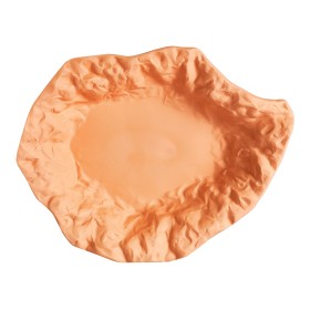 201206 Тарелка суповая "Фантики" оранжевый, EVGENIYA KRYUKOVA, широкое дно