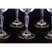 Бокал для красного вина Cristallerie de Montbronn, коллекция Бамбук, отделка золото 213103