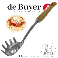 2701.09 Ложка для спагетти DE BUYER B-BOIS, брашированная нерж сталь, деревянная ручка