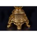 Набор часы и 2 канделября Olympus Brass 419/449 GAMN бронза, цвет-античное золото, черный мрамор