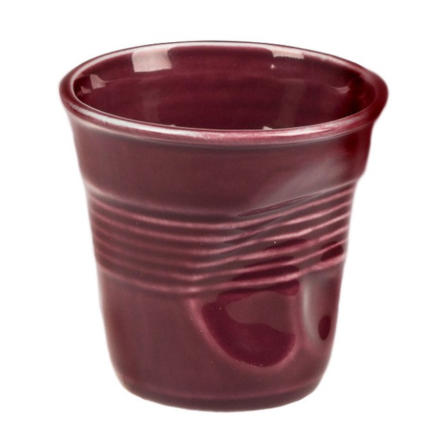 P.L. PROFF CUISINE 81223251 Чашка для эспрессо Barista 90 мл, h 6 см бордовая