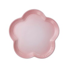 Тарелка «Цветок» 23 см Светло-розовый, Le Creuset, 60211237770015, Керамика