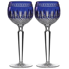 Набор бокалов для вина, 2 шт, "Clarendon", цвет кобальт, Waterford, 9735950892, хрусталь