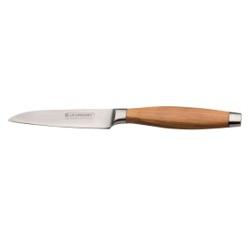 Нож разделочный 20 см с деревянной ручкой, Le Creuset, 98000420000200, Дамасская сталь