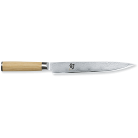 DM-0704W Нож разделочный KAI, Шун Уайт, лезвие 23 см, сталь, дерево