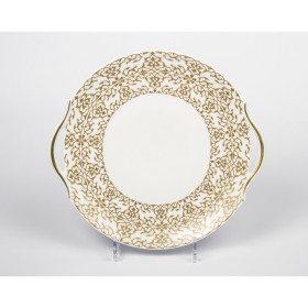Блюдо круглое для пирожных с ручками J.Seignolles, Alhambra, золотой, 28 см, ALGG 0332