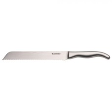 Нож для хлеба 20 см со стальной ручкой, Le Creuset, 98000520000100, Дамасская сталь