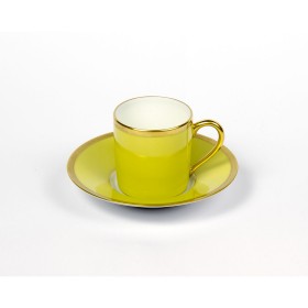 Чашка кофейная с блюдцем Haviland & C.Parlon, Arc en ciel, фисташковый, RAD 0180