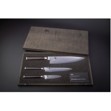 Набор ножей 3 шт. DM-0700 + DM-0701 + DM-0706 KAI, Шун Классик