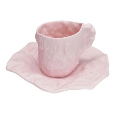 Чайная пара "Фантики" розовый, EVGENIYA KRYUKOVA, 200 мл