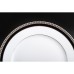 Десертная тарелка, коллекция Симфония, декор черный с платиной, 22 cm, фарфор