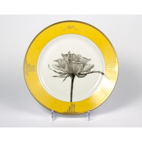 Тарелка обеденная Haviland & C.Parlon, Roses de Tuscia, желтый, 27,5 см, ROZE 0156