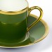 Чашка кофейная с блюдцем Haviland & C.Parlon, Arc en ciel, зеленый, RAD 0181