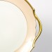 Блюдо круглое для пирожных с ручками Haviland & C.Parlon, Arc en ciel, розовый опал, 28 см, RADROZ 0239