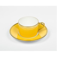Набор подарочный, 2 чайные пары Haviland & C.Parlon, Arc en ciel, золотисто-желтый, 175 мл, RADG 0190