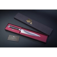 Филетировочный нож из гибкой стали AUS8A (не дамасская сталь) KAI, Шун Классик, лезвие 7,0" / 18 см., pукоятка 12,2 см.