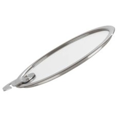 Крышка Стрейт-фикс, из стекла, жаропрочная, OE16 см, съемная ручка, K16SA, CRISTEL