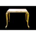 Столик маленький Olympus Brass 804 GDMP золото 24 карата, розовый мрамор