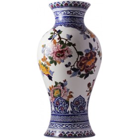 Музейная японская ваза, Gien, Пионы, Н48 см, диаметр 23 см 