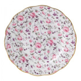 Тарелка пирожковая Винтаж, 16 см ,"Розы конфетти" Royal Albert, фарфор