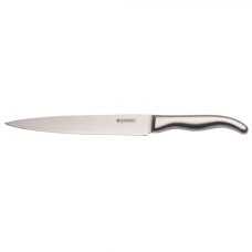 Нож разделочный 20 см со стальной ручкой, Le Creuset, 98000420000100, Дамасская сталь