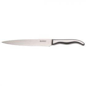Нож разделочный 20 см со стальной ручкой, Le Creuset, 98000420000100, Дамасская сталь