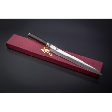 Нож Yanagiba KAI, Шун Про, лезвие 10.75* / 27 см., pукоятка 12,2 см.