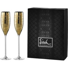 47750071 Набор бокалов для шампанского 500/71 золото-2 шт в подарочной упаковке, Шампейн Эксклюзив, EISCH