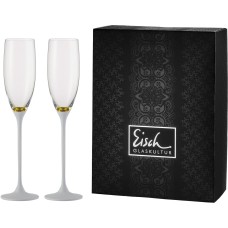 47750079 Набор бокалов для шампанского 500/79 золото с белым -2 шт в подарочной упаковке, Шампейн Эксклюзив,EISCH