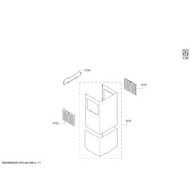 Воздуховод для работы в режиме отвода Gaggenau AD442012, модель AD442012