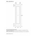 Дверная рама из матовой нержавеющей стали темного цвета Gaggenau RVA428122, модель RVA428122