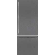 Дверные панели из матовой нержавеющей стали темного цвета с ручкой Gaggenau RVA421720, модель RVA421720