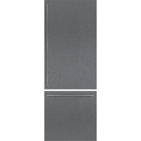 Дверные панели из матовой нержавеющей стали темного цвета с ручкой Gaggenau RVA421720, модель RVA421720