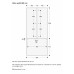 Дверные панели из матовой нержавеющей стали темного цвета с ручкой Gaggenau RVA421922, модель RVA421922
