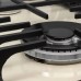 Газовая варочная панель HiSTORY HGE 643C RBG, Бежевая ретро