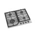 Газовая варочная панель HiSTORY HGE 643C FIX, Серебристая INOX