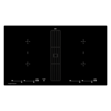Индукционная варочная панель с вытяжкой Kuppersbusch KMI 9800.0 SR Black Velvet