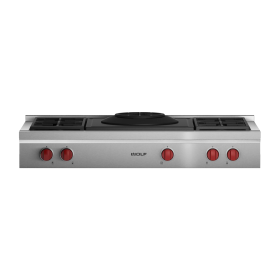 Газовая варочная поверхность с WOK WOLF ICBSRT484W