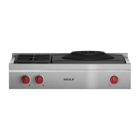 Газовая варочная поверхность с конфигурацией WOK WOLF ICBSRT362W