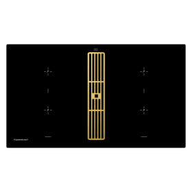 Индукционная варочная панель с вытяжкой Kuppersbusch KMI 9850.0 SR Gold