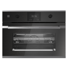 Компактный духовой шкаф с микроволнами Kuppersbusch CBM 6350.0 GPH 3 Silver Chrome
