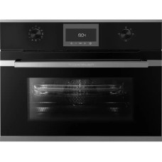 Компактный духовой шкаф с микроволнами Kuppersbusch CBM 6330.0 S3 Silver Chrome