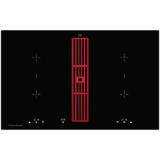 Индукционная варочная панель с вытяжкой Kuppersbusch KMI 8500.0 SR Жгучий красный Hot Chili
