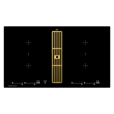 Индукционная варочная панель с вытяжкой Kuppersbusch KMI 9800.0 SR Gold