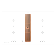 Индукционная варочная панель с вытяжкой Kuppersbusch KMI 8500.0 WR Copper