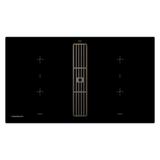 Индукционная варочная панель с вытяжкой Kuppersbusch KMI 9850.0 SR Black Chrome