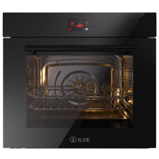 Духовой шкаф ILVE Professional Plus OV601GT3/BK, ш.60 см, глянцевый черный (фурн. матовый черный)