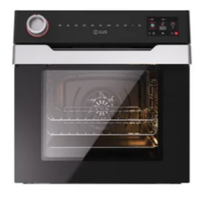 Духовой шкаф Panoramagic, ш.60 см ILVE OV60PMT3/MK матовый черный (фурн. хром)