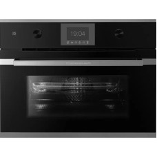 Компактный духовой шкаф с микроволнами Kuppersbusch CBM 6350.0 S3 Silver Chrome
