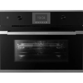 Компактный духовой шкаф с микроволнами Kuppersbusch CBM 6350.0 S3 Silver Chrome